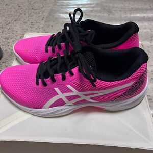 Asics Gel Game 9 Pickleball Shoes in Hot Pink